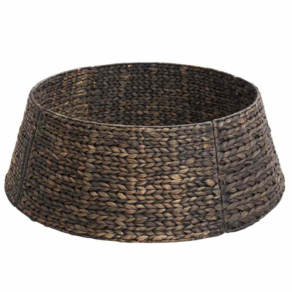 VidaXL Kerstboomkraag Zwart 60 x 60 x 22 cm Waterhyacint