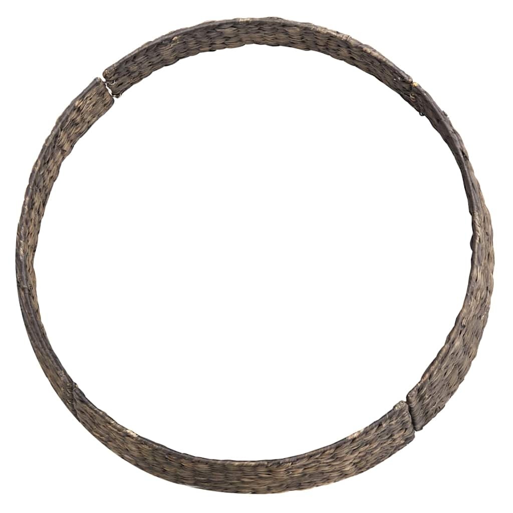 VidaXL Kerstboomkraag Zwart 60 x 60 x 22 cm Waterhyacint