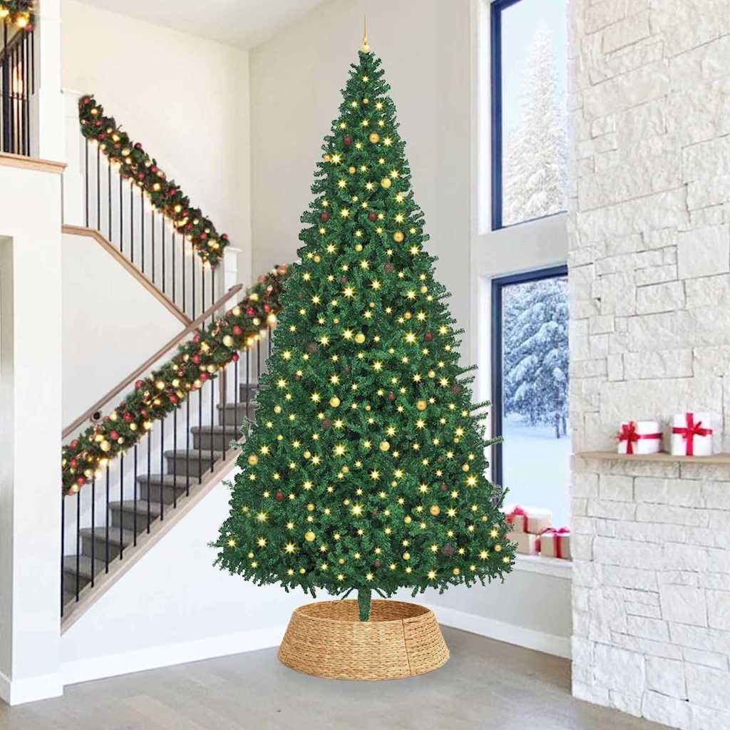 VidaXL Kerstboomkraag Bruin 105 x 105 x 28 cm Waterhyacint