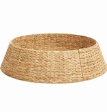 VidaXL Kerstboomkraag Bruin 105 x 105 x 28 cm Waterhyacint