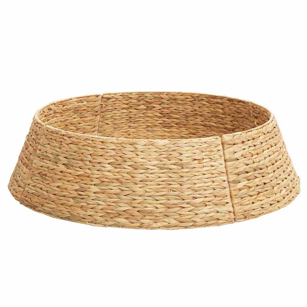 VidaXL Kerstboomkraag Bruin 105 x 105 x 28 cm Waterhyacint