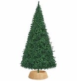 VidaXL Kerstboomkraag Bruin 105 x 105 x 28 cm Waterhyacint