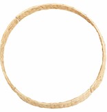 VidaXL Kerstboomkraag Bruin 105 x 105 x 28 cm Waterhyacint