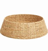 VidaXL Kerstboomkraag Bruin 90 x 90 x 28 cm Waterhyacint