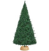 VidaXL Kerstboomkraag Bruin 90 x 90 x 28 cm Waterhyacint