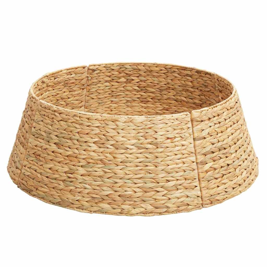 VidaXL Kerstboomkraag Bruin 75 x 75 x 25 cm Waterhyacint