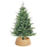 VidaXL Kerstboomkraag Bruin 75 x 75 x 25 cm Waterhyacint