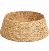 VidaXL Kerstboomkraag Bruin 60 x 60 x 22 cm Waterhyacint