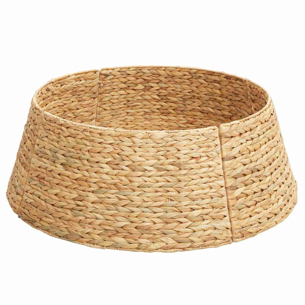 VidaXL Kerstboomkraag Bruin 60 x 60 x 22 cm Waterhyacint