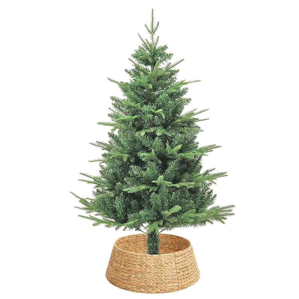VidaXL Kerstboomkraag Bruin 60 x 60 x 22 cm Waterhyacint