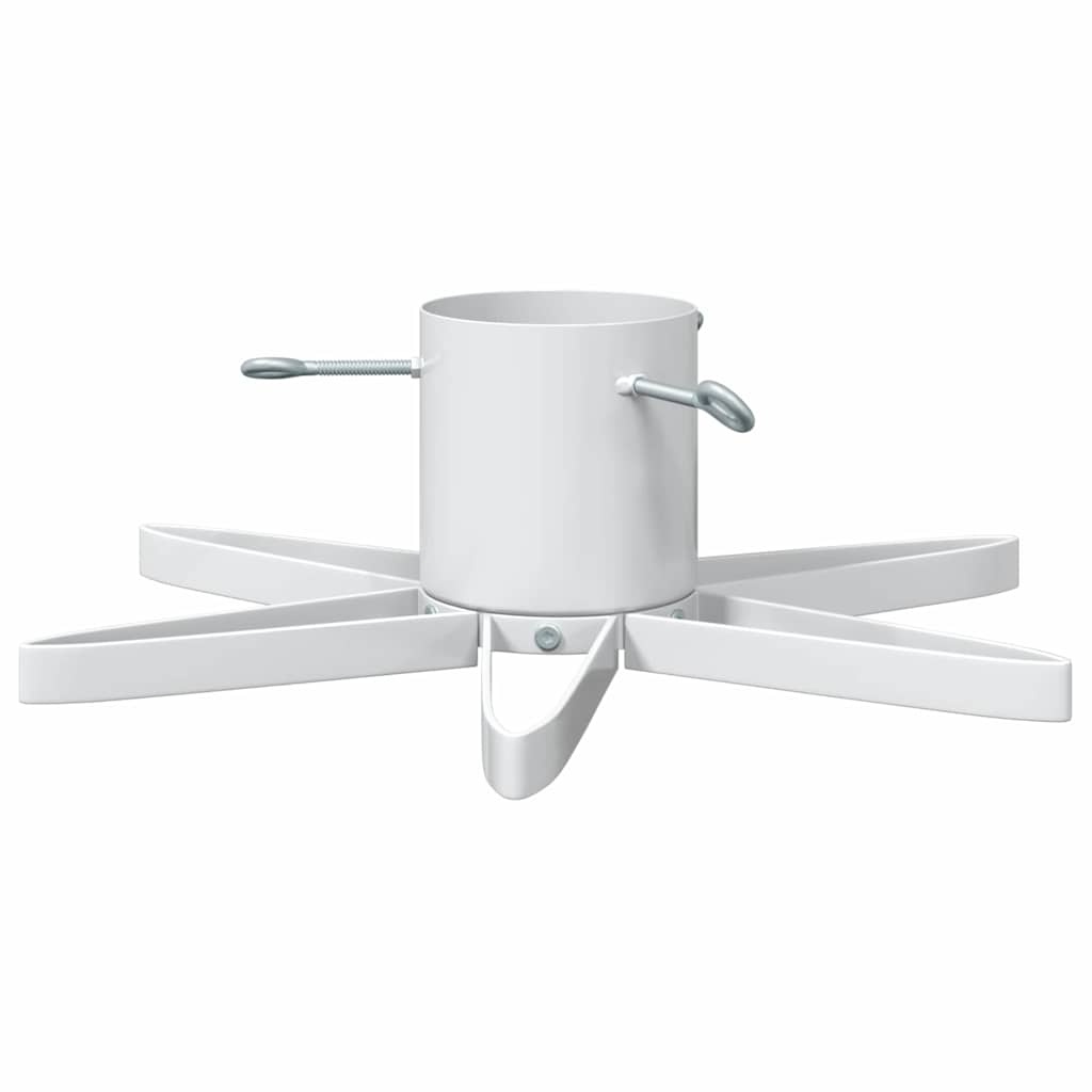 VidaXL Kerstboomstandaard 1.73 Wit 49 x 49 x 15,5 cm Staal