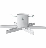 VidaXL Kerstboomstandaard 1.73 Wit 49 x 49 x 15,5 cm Staal