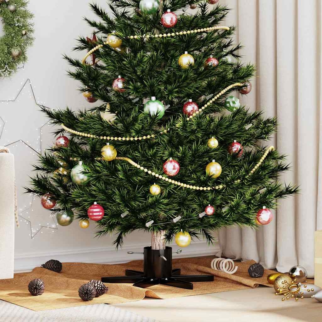 VidaXL Kerstboomstandaard 1.73 Zwart 49 x 49 x 15,5 cm Staal