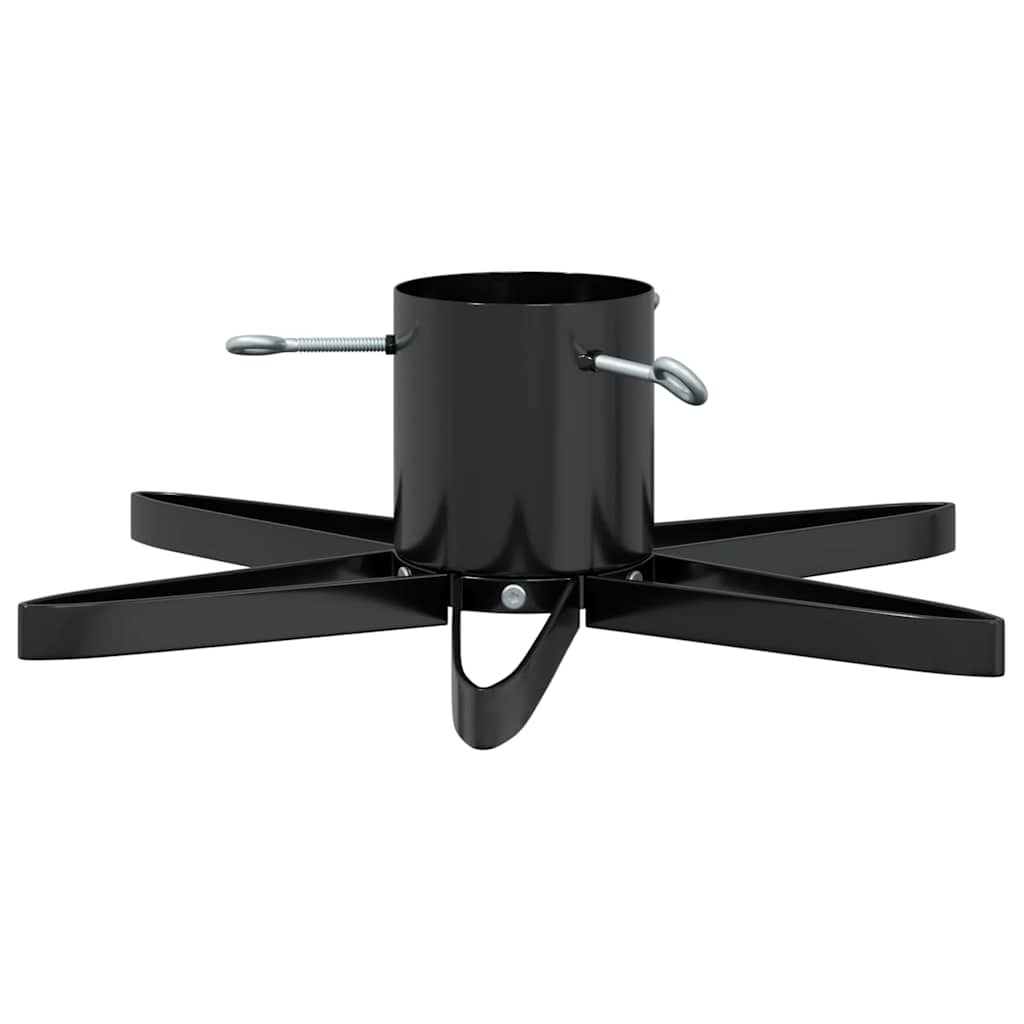 VidaXL Kerstboomstandaard 1.73 Zwart 49 x 49 x 15,5 cm Staal