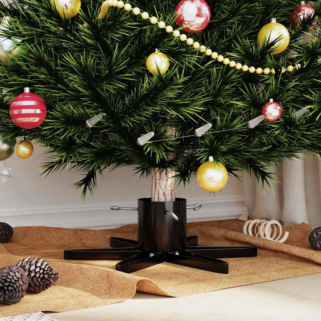 VidaXL Kerstboomstandaard 1.73 Zwart 49 x 49 x 15,5 cm Staal