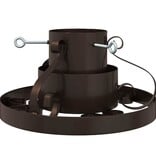 VidaXL Kerstboomstandaard Antiek koper 40 x 40 x 20.5 cm Staal