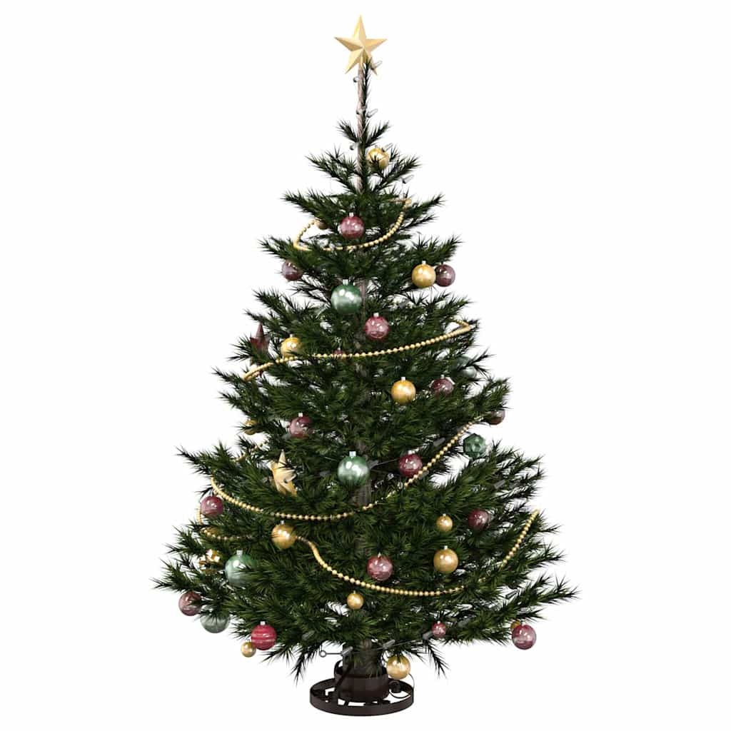 VidaXL Kerstboomstandaard Antiek koper 40 x 40 x 20.5 cm Staal