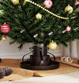 VidaXL Kerstboomstandaard Antiek koper 40 x 40 x 20.5 cm Staal