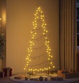 VidaXL Metalen kerstboom met standaard Zwart 210 cm Staal