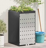 VidaXL Afvalcontaineropslag met plantenbakdak voor 240L container