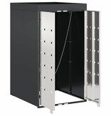 VidaXL Afvalcontaineropslag met plantenbakdak voor 240L container