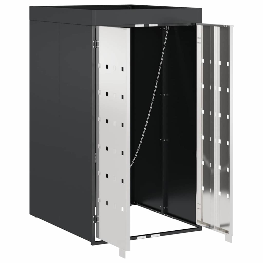 VidaXL Afvalcontaineropslag met plantenbakdak voor 240L container