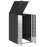 VidaXL Afvalcontaineropslag met gasliftdeksel voor 240L container