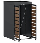 VidaXL Afvalcontaineropslag met plantenbakdak voor 240L container