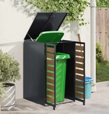 VidaXL Afvalcontaineropslag met gasliftdeksel voor 240L container
