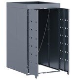 VidaXL Zwenkwagen Opslag met Plantenbakdak voor Enkel 240L Bak