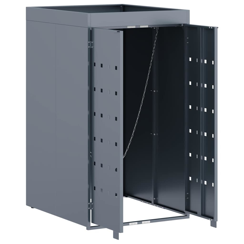 VidaXL Zwenkwagen Opslag met Plantenbakdak voor Enkel 240L Bak