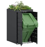 VidaXL Zwenkwagen Opslag met Plantenbakdak voor Enkel 240L Bak