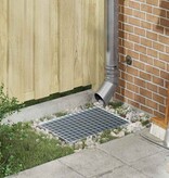 VidaXL Rooster Zilver 50 x 35 x 2 cm Warmgedipt Gegalvaniseerd Staal