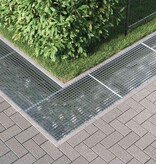 VidaXL Rooster Zilver 30 x 30 x 2 cm Warmgedipt Gegalvaniseerd Staal