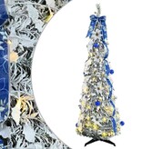 VidaXL Kunstkerstboom met 100 LED met standaard Groen 150 cm PVC