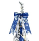 VidaXL Kunstkerstboom met 50 LED met standaard Groen 120 cm PVC