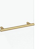 VidaXL Douche Omhulsel Goud 95 x 140 cm ESG-glas en aluminium