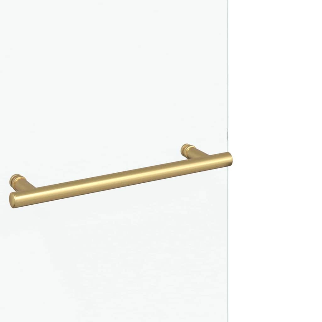 VidaXL Douche Omhulsel Goud 95 x 140 cm ESG-glas en aluminium
