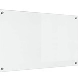 VidaXL Keuken Achterwand Doorzichtig 100 x 60 x 0,8 cm gehard glas