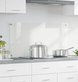 VidaXL Keuken Achterwand Doorzichtig 100 x 50 x 0,8 cm gehard glas