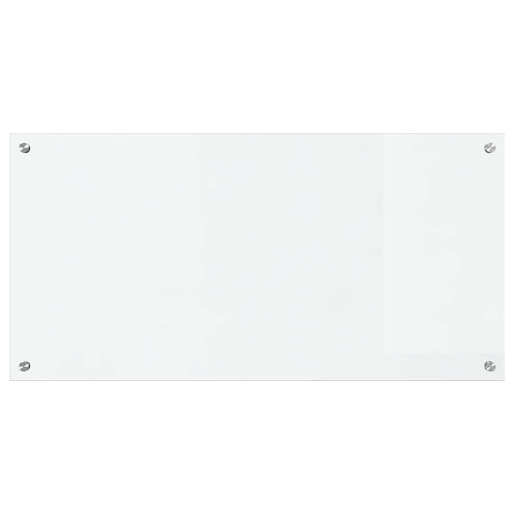 VidaXL Keuken Achterwand Doorzichtig 100 x 50 x 0,8 cm gehard glas