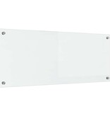 VidaXL Keuken Achterwand Doorzichtig 100 x 40 x 0,8 cm gehard glas