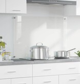 VidaXL Keuken Achterwand Doorzichtig 90 x 60 x 0.8 cm gehard glas