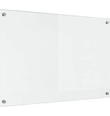 VidaXL Keuken Achterwand Doorzichtig 90 x 60 x 0.8 cm gehard glas