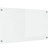VidaXL Keuken Achterwand Doorzichtig 90 x 50 x 0.8 cm gehard glas