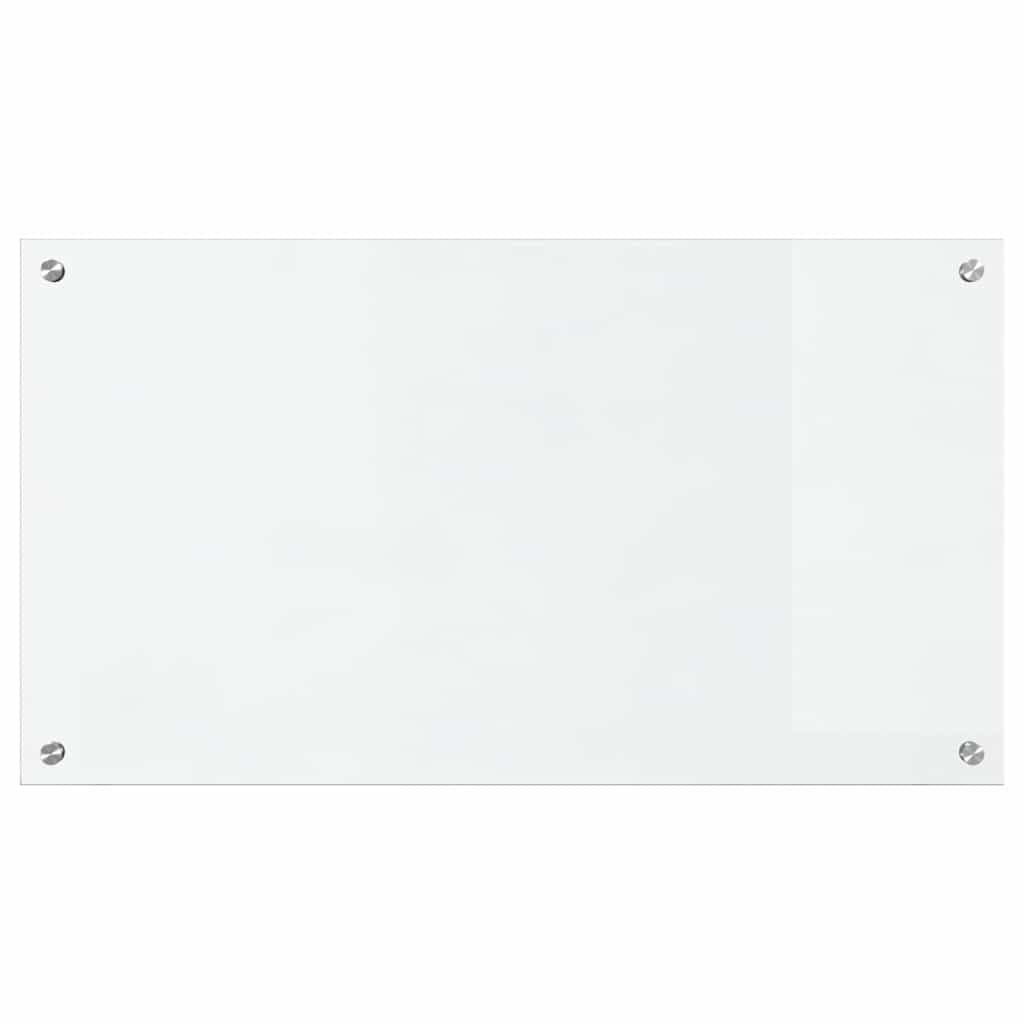 VidaXL Keuken Achterwand Doorzichtig 90 x 50 x 0.8 cm gehard glas