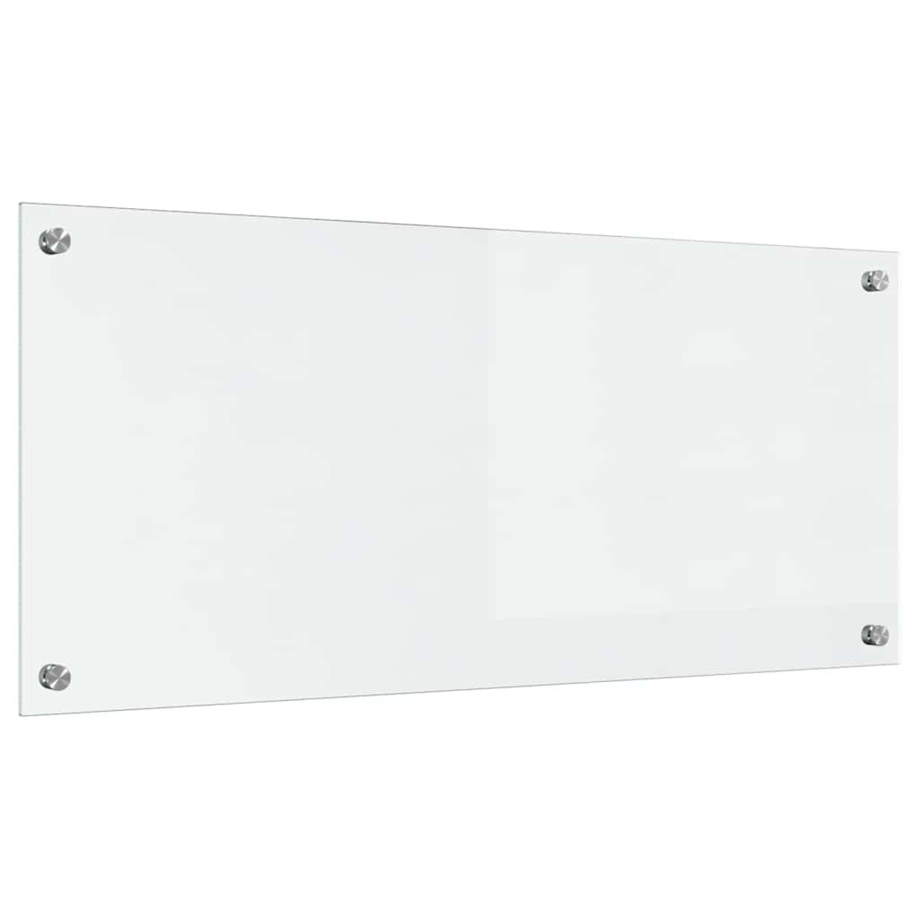 VidaXL Keuken Achterwand Doorzichtig 90 x 40 x 0,8 cm gehard glas