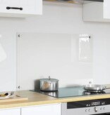 VidaXL Keuken Achterwand Doorzichtig 80 x 50 x 0.8 cm gehard glas
