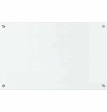 VidaXL Keuken Achterwand Doorzichtig 80 x 50 x 0.8 cm gehard glas