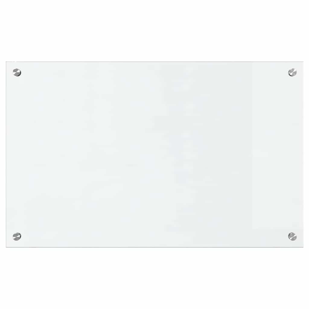 VidaXL Keuken Achterwand Doorzichtig 80 x 50 x 0.8 cm gehard glas